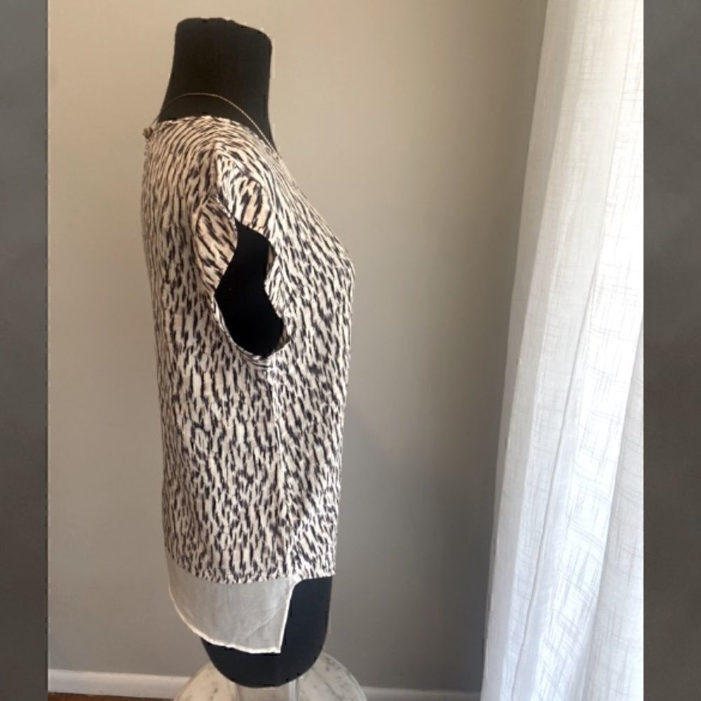 Rebecca Taylor Mirage Cap Sleeve Silk Shell - Picture 10 of 16